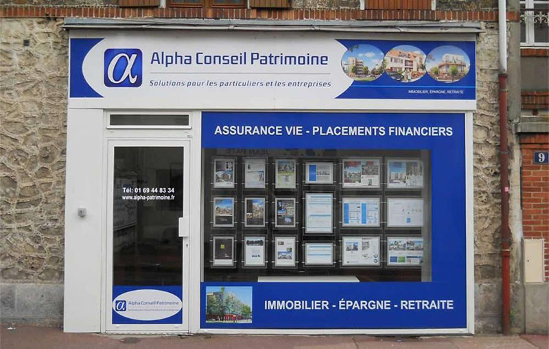 Enseigne magasin sur mesure Étampes