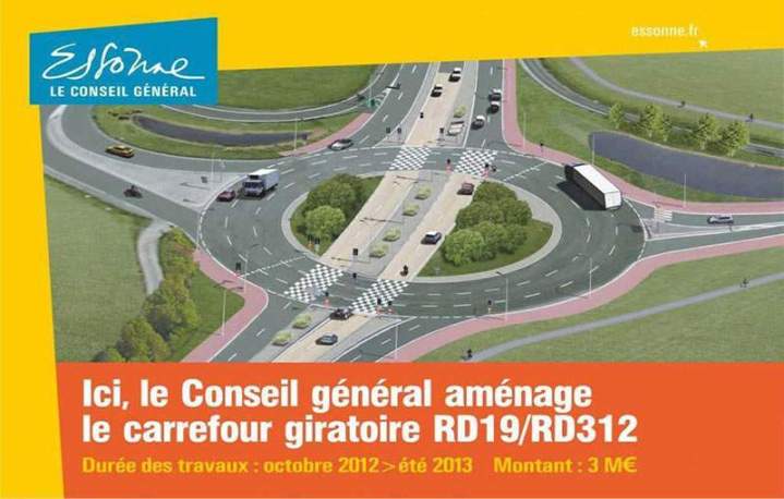 Réalisation panneau Puiselet-le-Marais