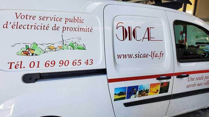 Flocage véhicule utilitaire Puiselet-le-Marais